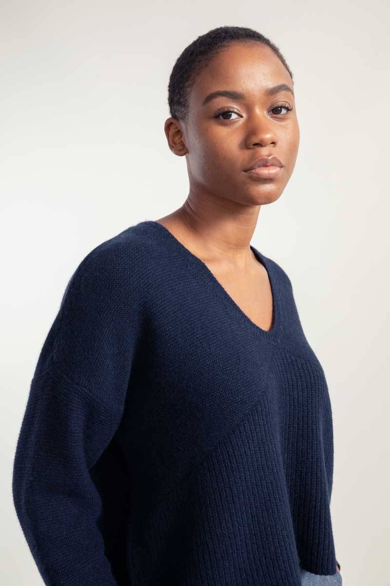 Rifò ELEONORA Maglia Donna Cashmere Rigenerato Super Saving Price