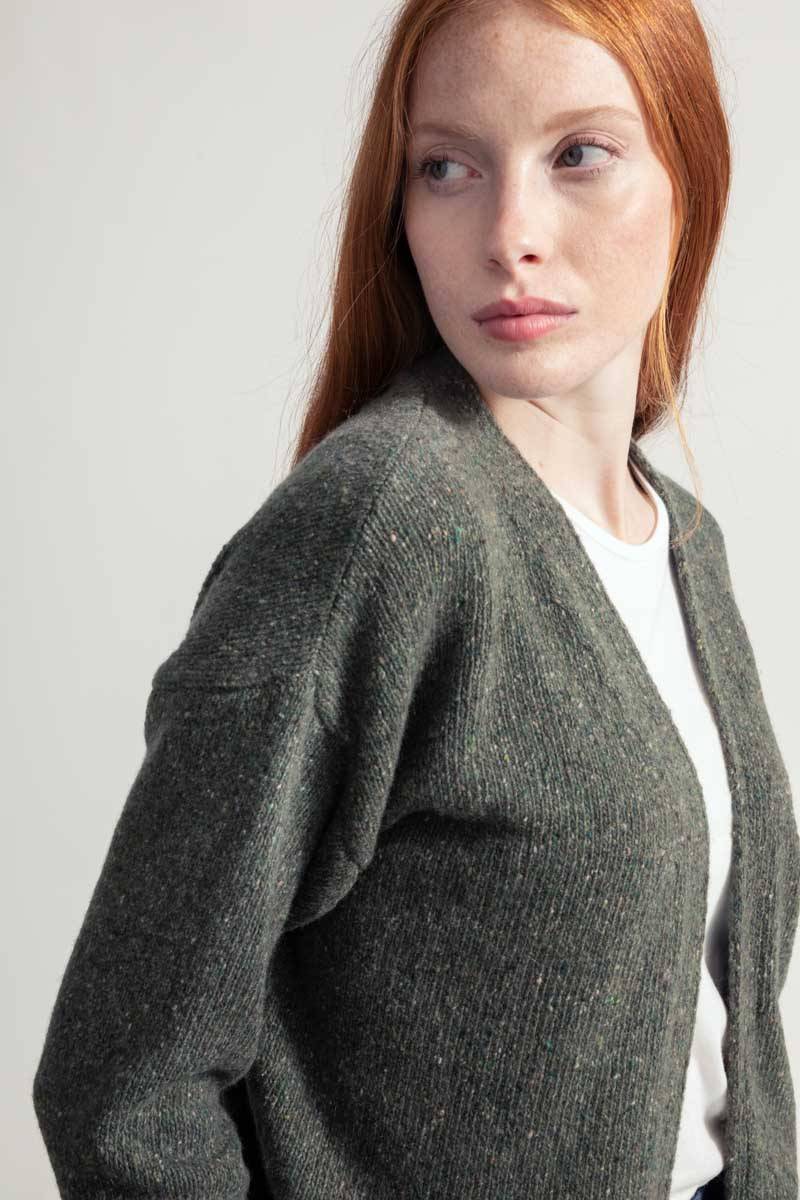 Rifò PALOMA Cardigan Donna Cashmere Rigenerato Ritorno libero