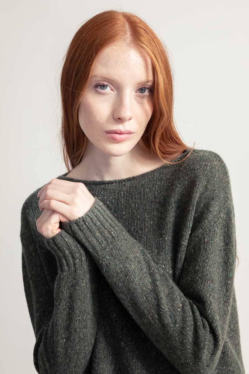 Rifò ELOISA Maglia Donna Cashmere Rigenerato Rilascio limitato