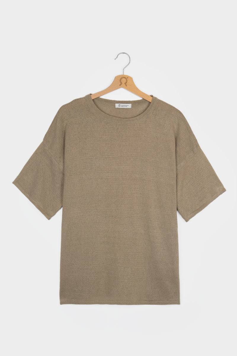 Rifò FEBE T-Shirt Lino Riciclato Donna Promozione temporanea