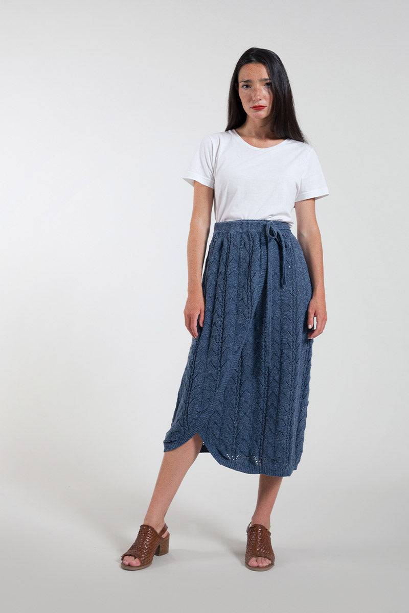 Rifò LAUREN Gonna Donna Cotone Jeans Rigenerato Limitato a 3 giorni