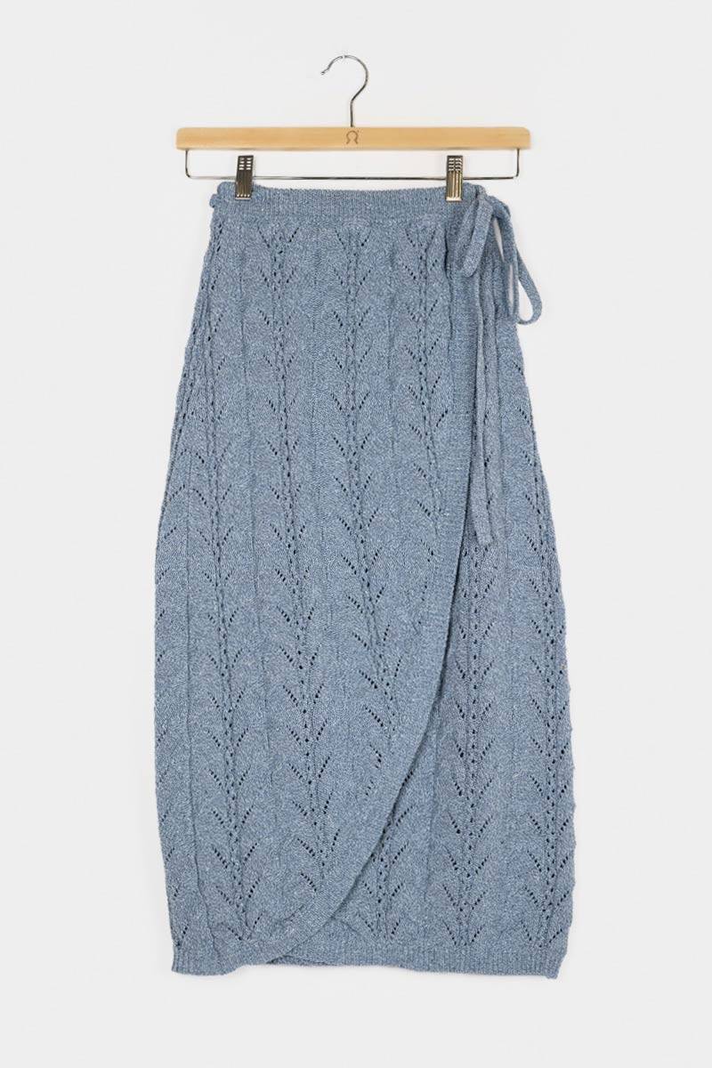 Rifò LAUREN Gonna Donna Cotone Jeans Rigenerato Esporta salva