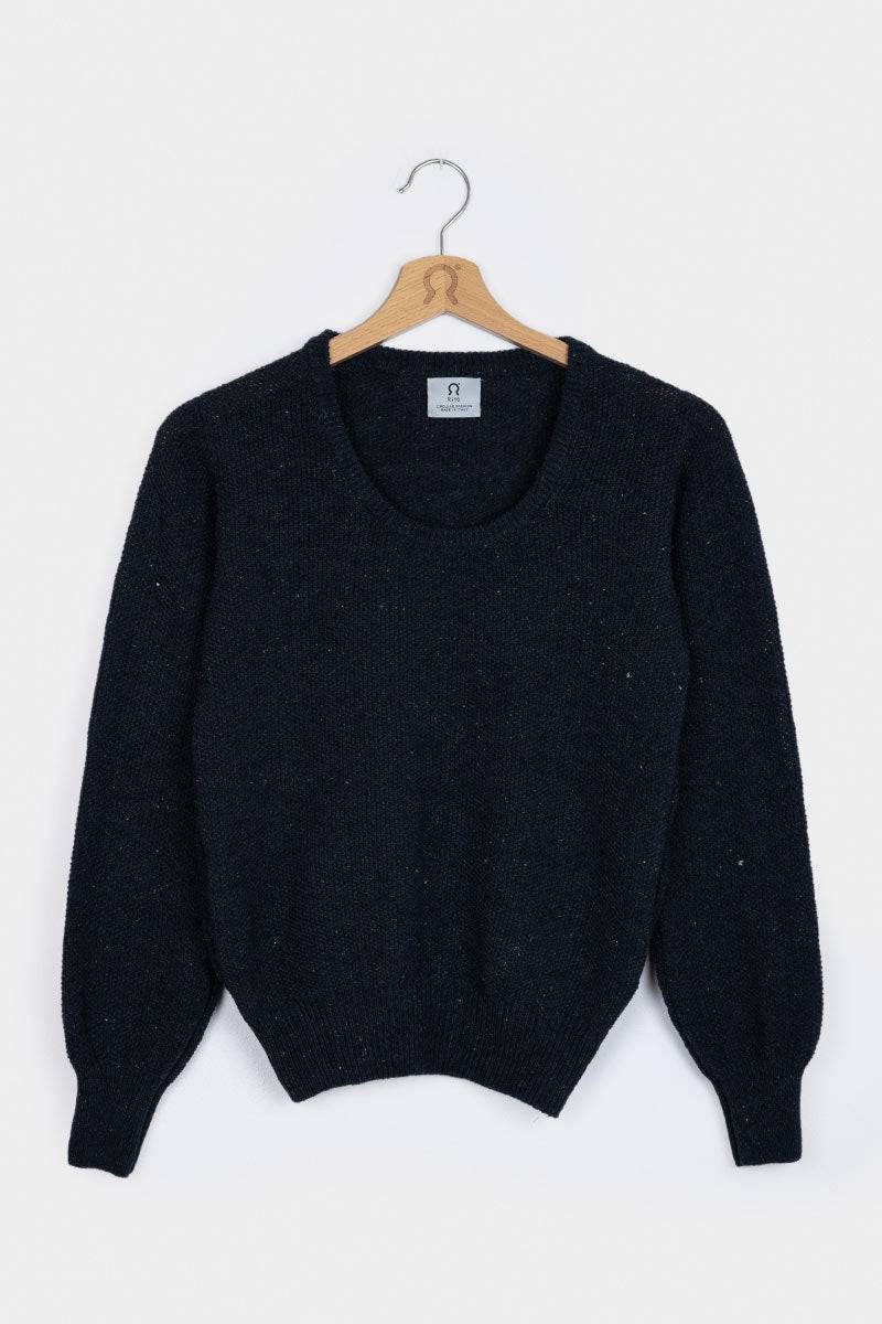 Rifò GRAZIA Maglia Donna Cotone Jeans rigenerato 50% di sconto per tempo limitato