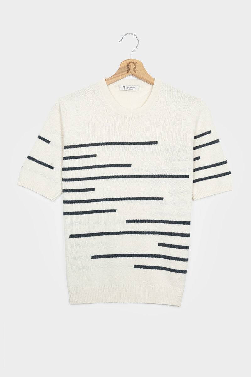 Rifò CLIO Maglia Donna Righe Cotone Rigenerato Qualità