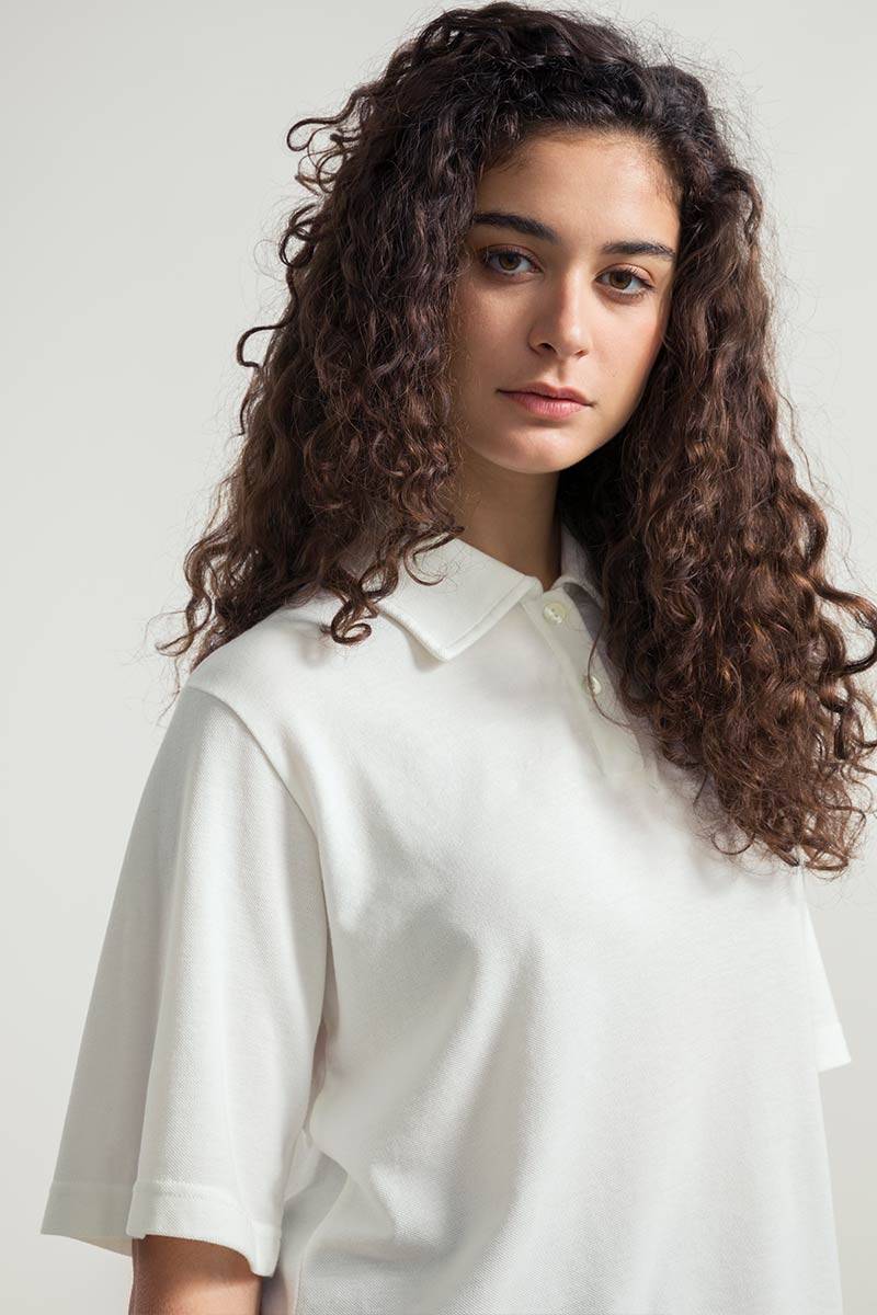 Rifò LUDO Maglia Polo Donna Cotone Rigenerato Vendita