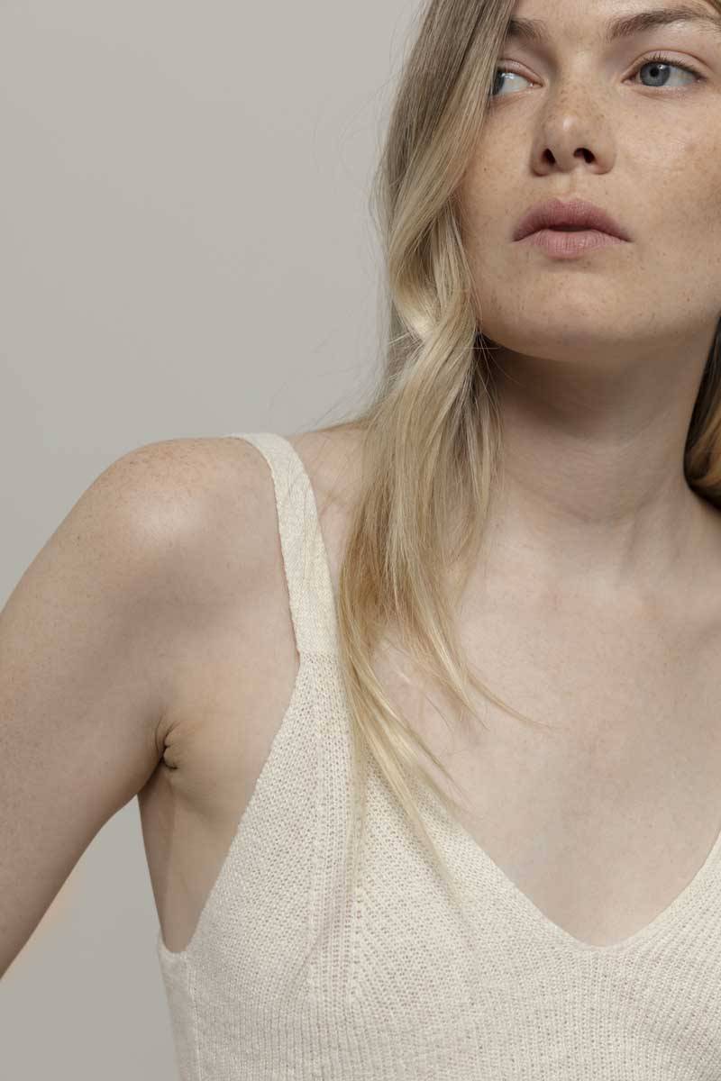 Rifò GRACE Top Seta Rigenerata Donna Spedizione Gratuita
