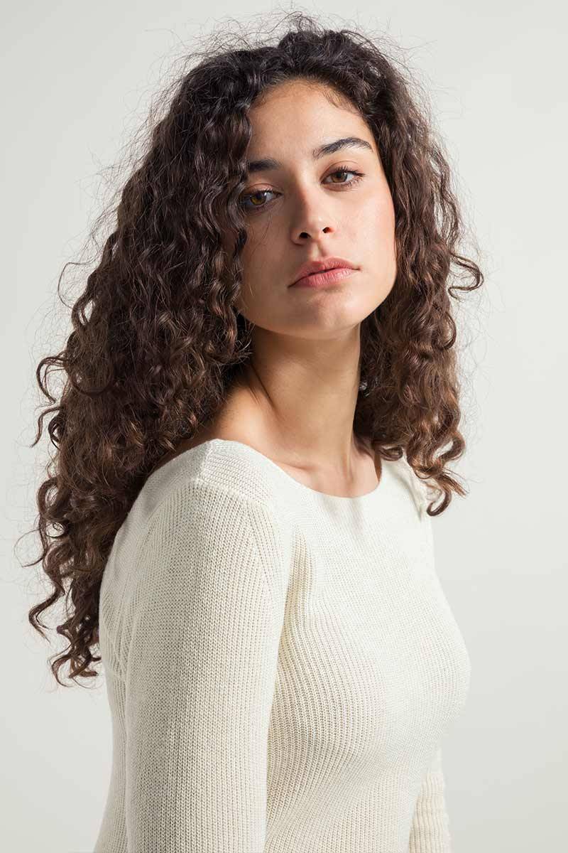 Rifò GISELLE Maglia Donna Seta Rigenerata Soddisfazione Garantita