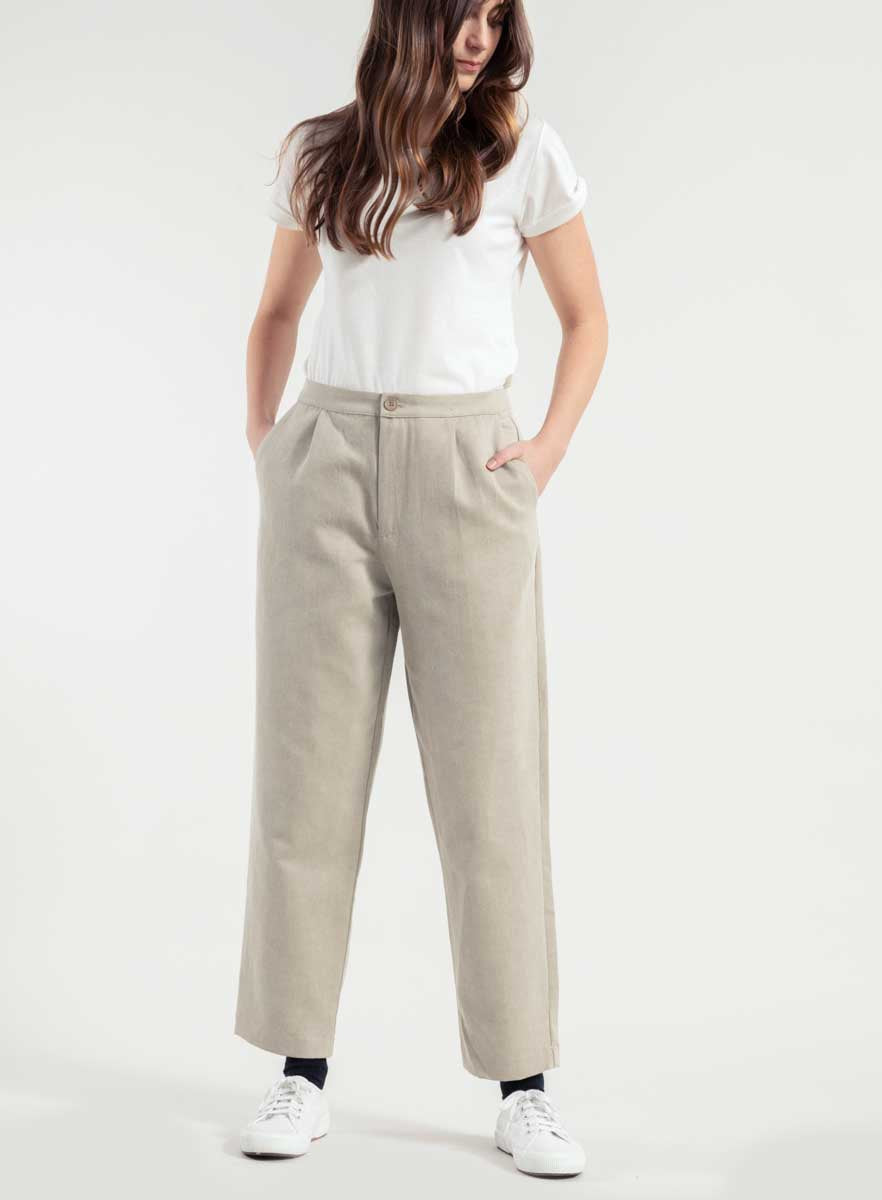 Rifò NOVILIA Pantaloni Donna Cotone Rigenerato Acquista Ora