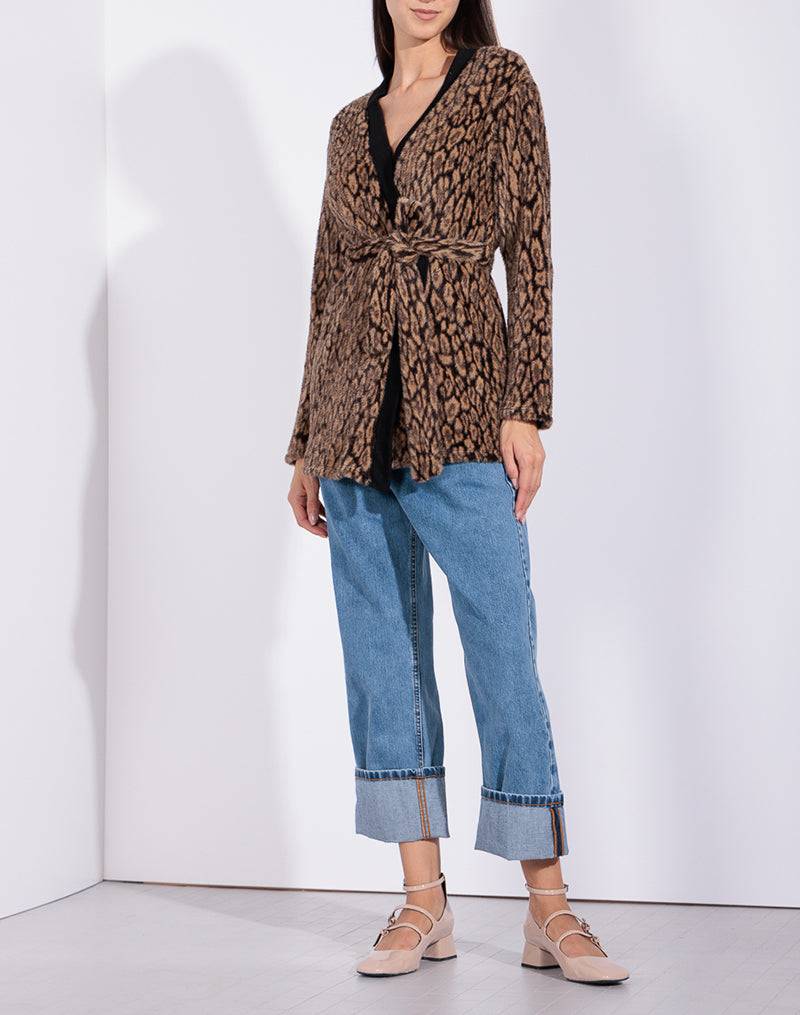 Risskio Rowan - Cardigan leopardato Promozione Limitata