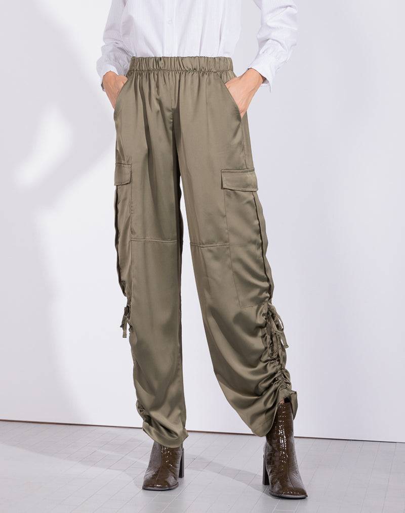 Risskio Elodie - Pantalone in raso Spedizione Gratuita