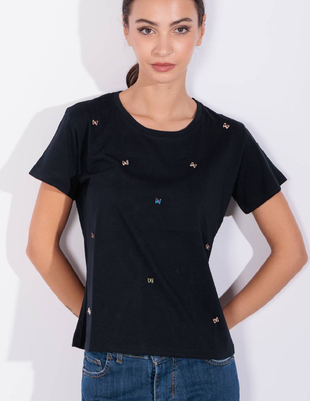 Risskio Sebastian - T-shirt con applicazioni Fino Al -60%