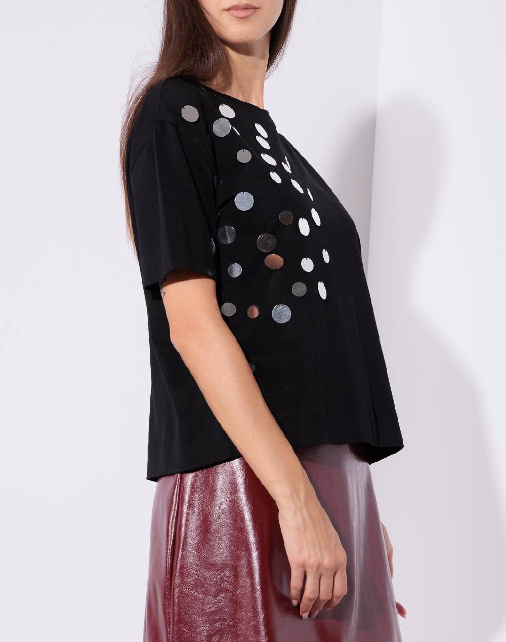 Risskio Levi - T-shirt con maxi paillettes Shopping Online