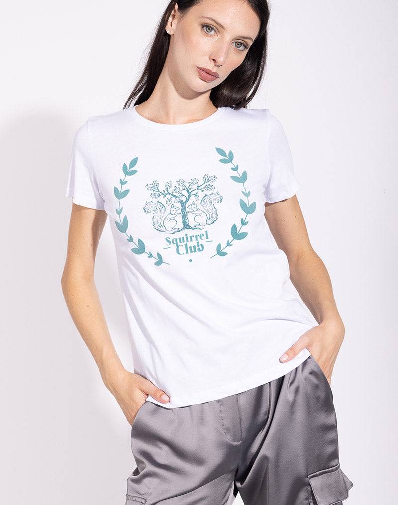 Risskio Celia - T-shirt con stampa scoiattolo Negozio
