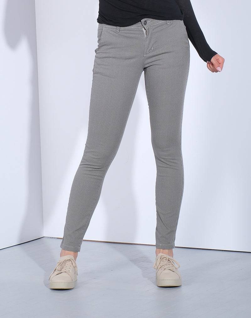 Risskio Mycro Winter Edition - Pantalone chino's microstampato Italy