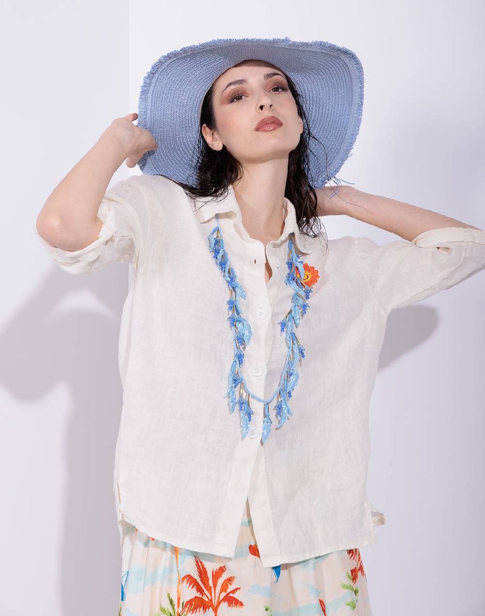 Risskio Fermin - Camicia in lino tinto capo Offerta