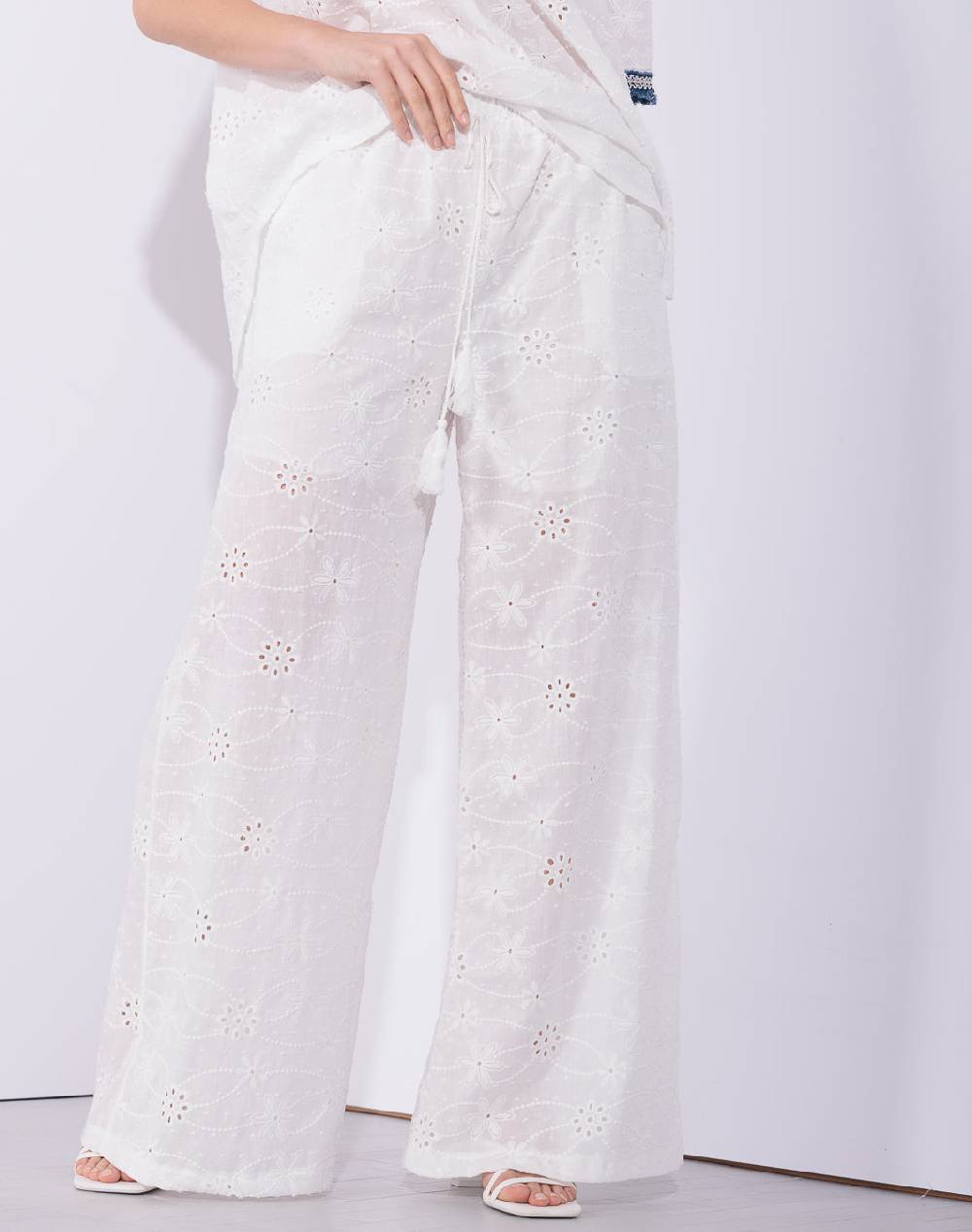 Risskio Curro - Pantaloni in Pizzo San Gallo Nuova