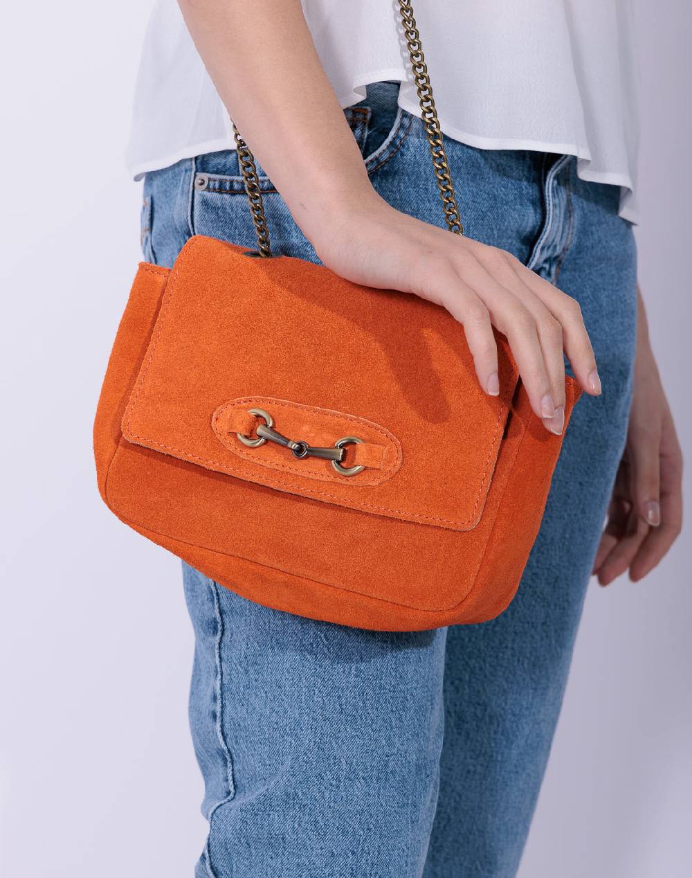 Risskio Olympia - Borsa in pelle scamosciata Shopping Online