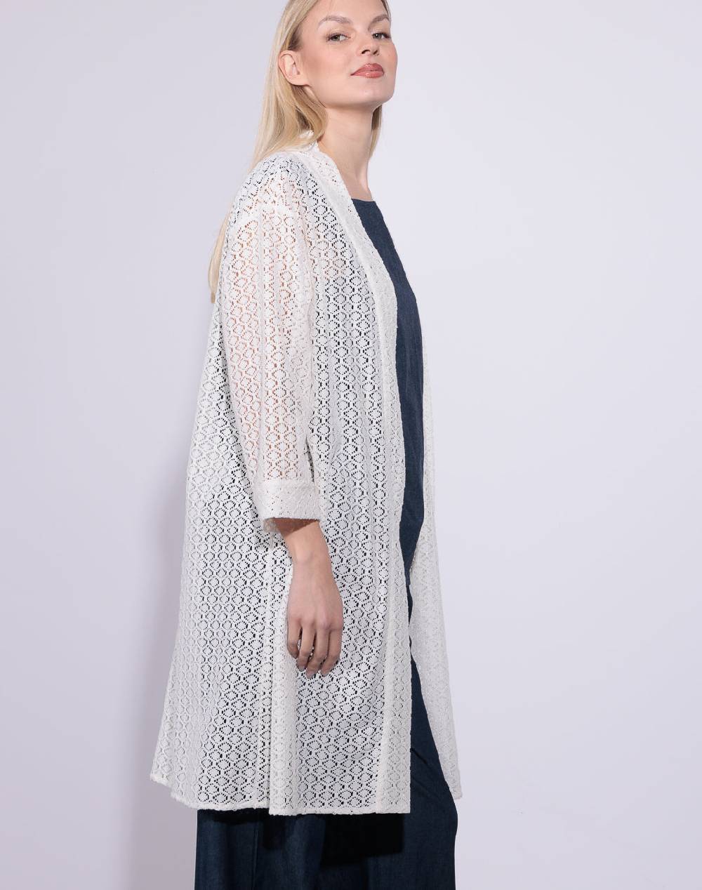 Risskio Manoj - Kimono in pizzo In Linea