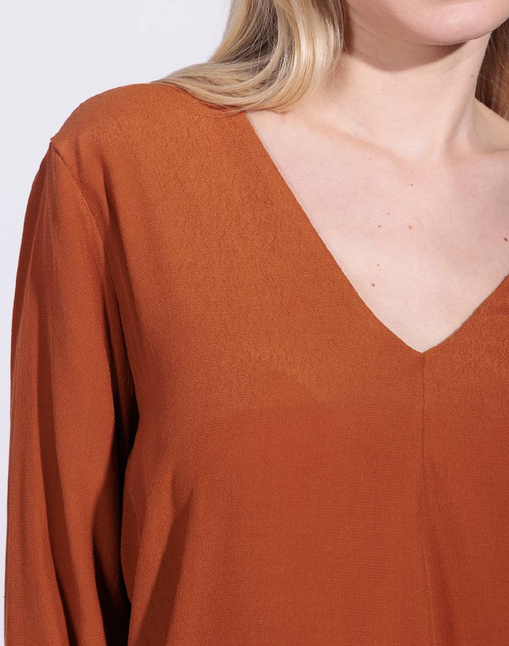 Risskio Issam - Blusa in georgette di viscosa Convenienza