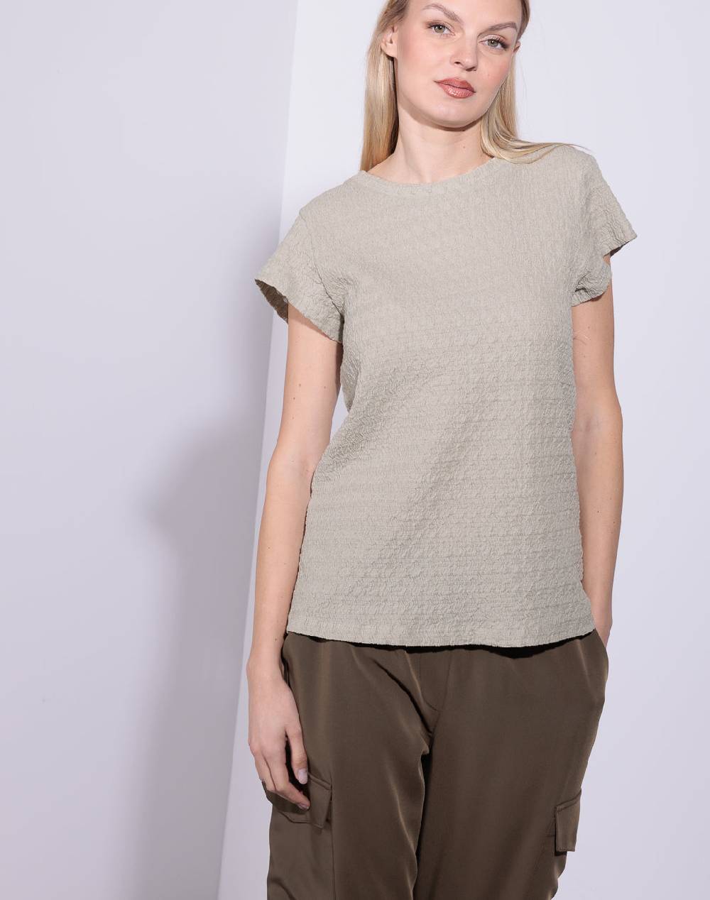 Risskio Ali - T-Shirt goffrata