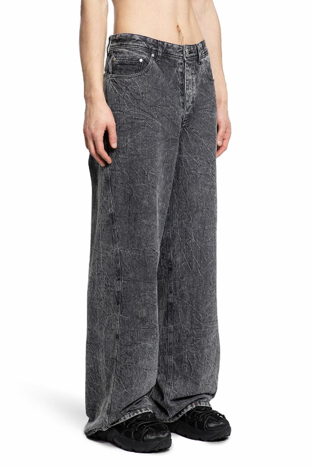 Antonioli 44 LABEL GROUP MAN BLACK JEANS Nuova
