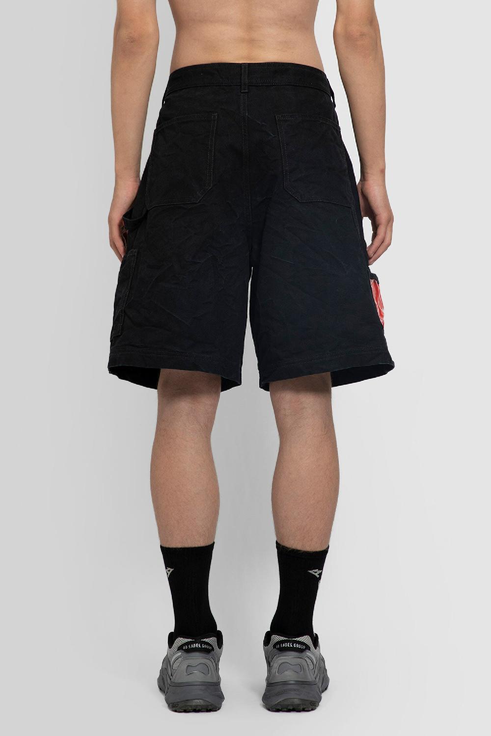 Antonioli 44 LABEL GROUP MAN BLACK SHORTS & SKIRTS Vendita