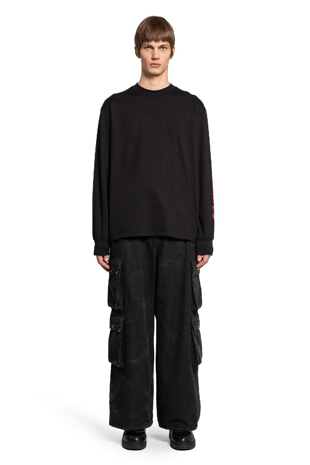 Antonioli 44 LABEL GROUP MAN BLACK T-SHIRTS & TANK TOPS Economico
