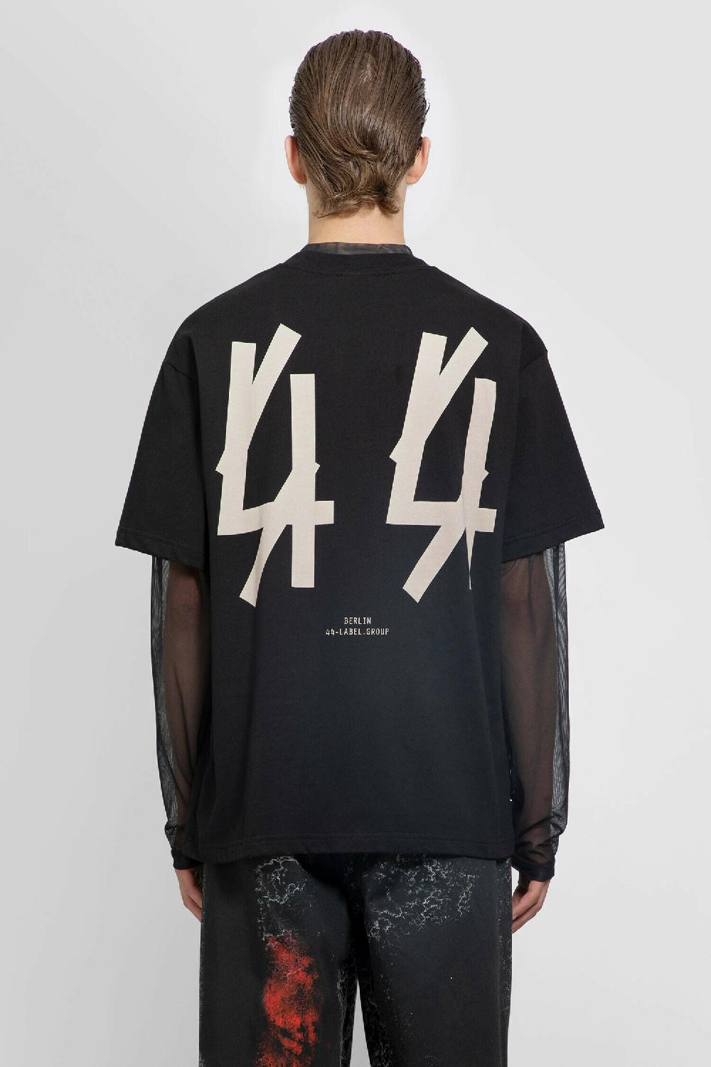 Antonioli 44 LABEL GROUP MAN BLACK T-SHIRTS & TANK TOPS Offerte