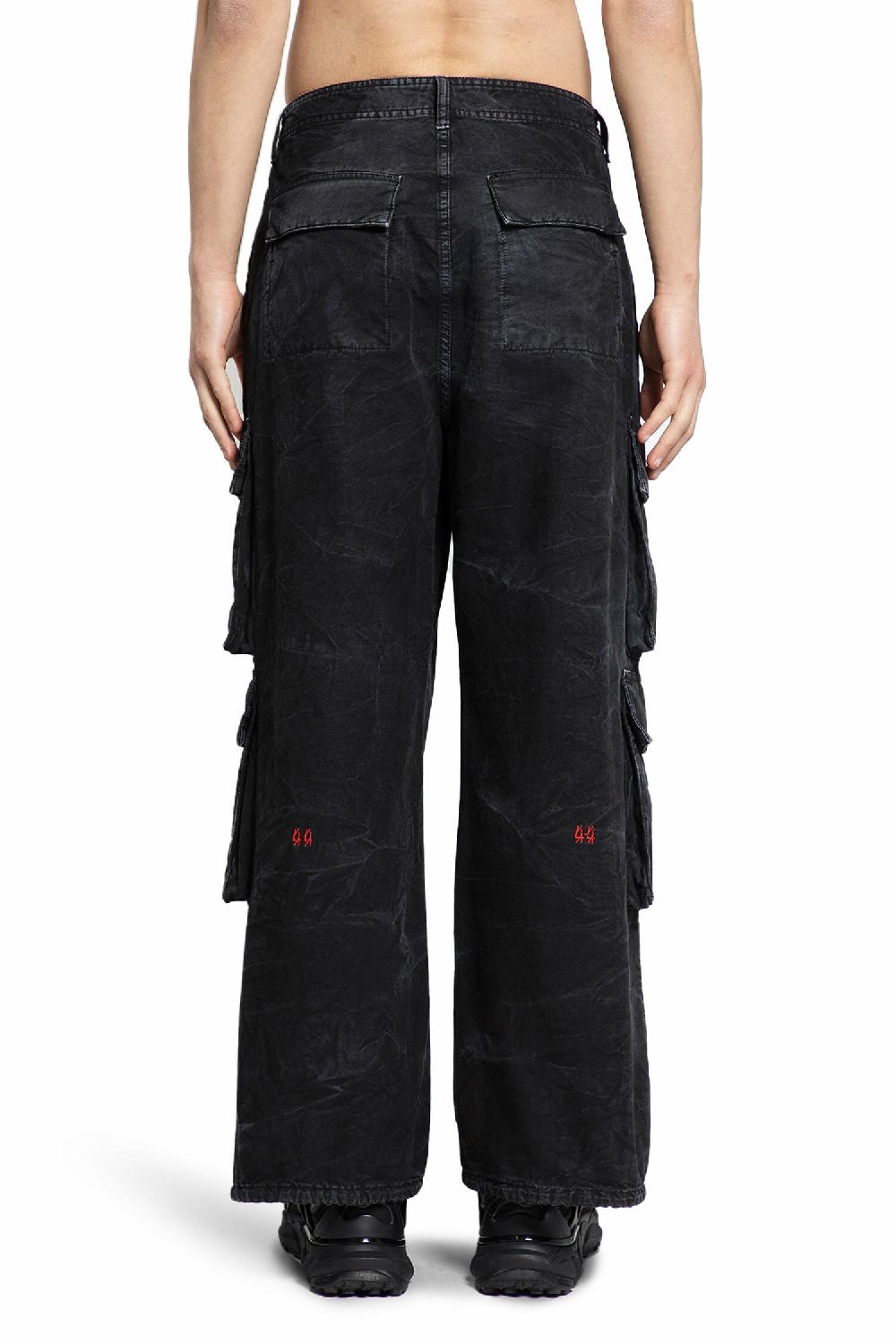 Antonioli 44 LABEL GROUP MAN BLACK TROUSERS Nuova