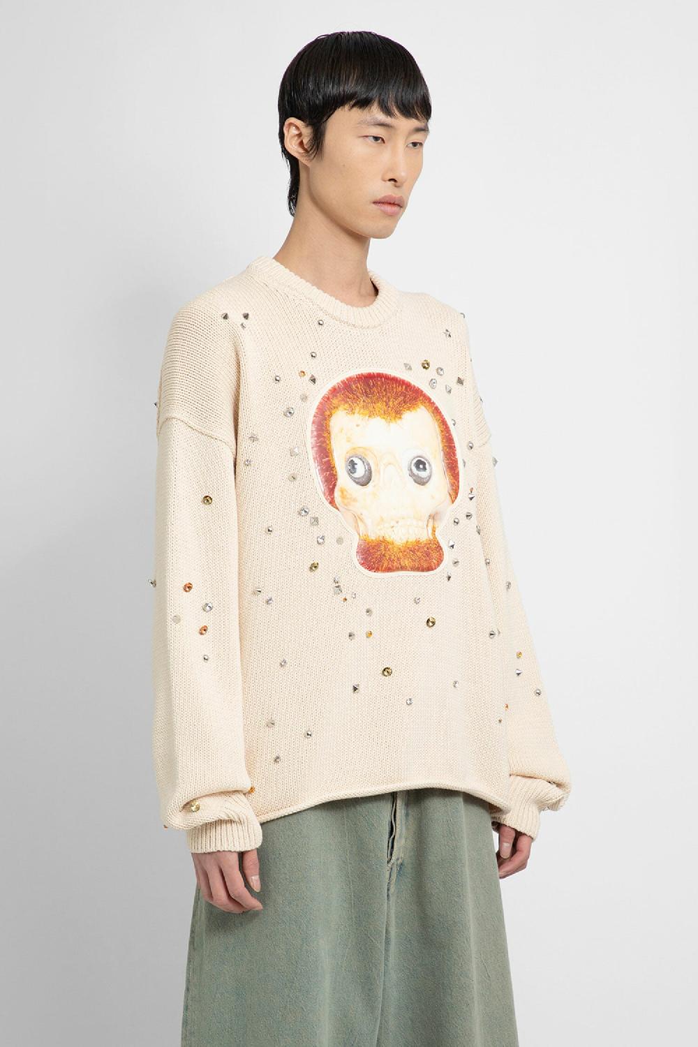 Antonioli ACNE STUDIOS MAN BEIGE KNITWEAR In Vendita