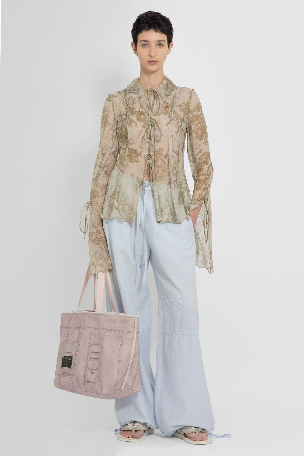 Antonioli ACNE STUDIOS WOMAN BLUE TROUSERS Economico