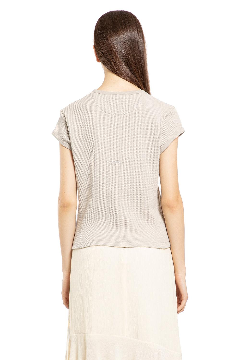 Antonioli ACNE STUDIOS WOMAN GREY T-SHIRTS & TANK TOPS Vendite Flash