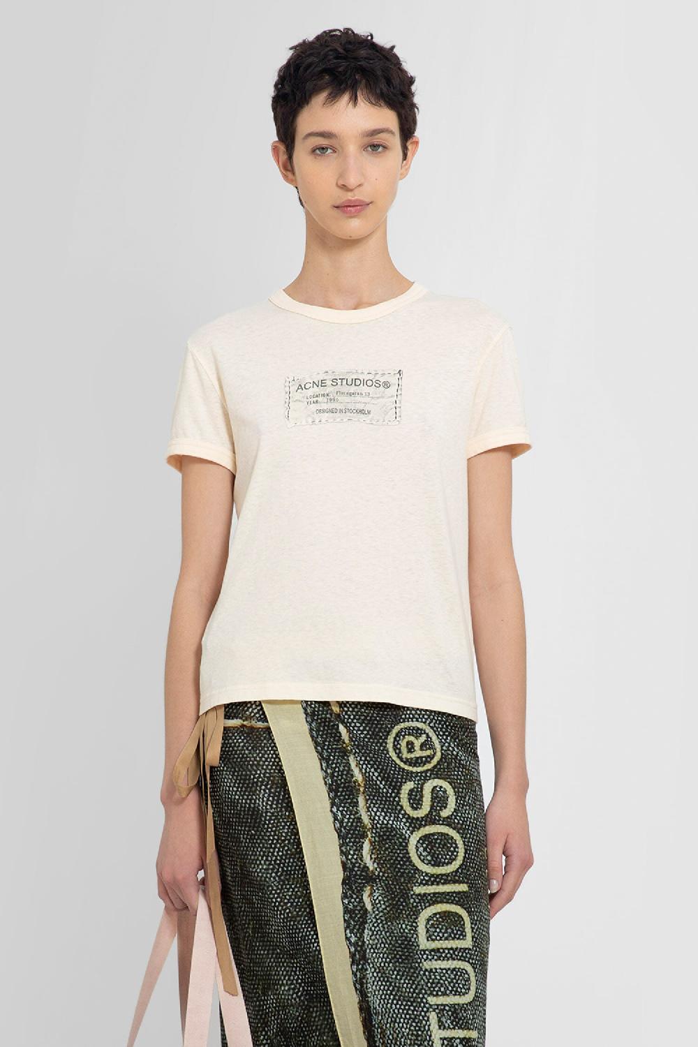 Antonioli ACNE STUDIOS WOMAN ORANGE T-SHIRTS & TANK TOPS Sottocosto