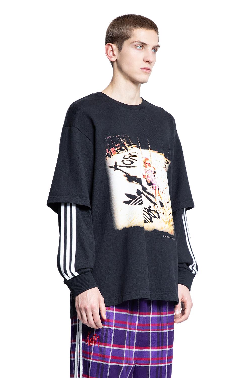 Antonioli ADIDAS MAN BLACK T-SHIRTS & TANK TOPS I Più Venduti