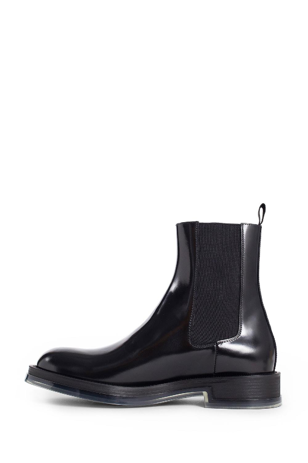 Antonioli ALEXANDER MCQUEEN MAN BLACK BOOTS Qualità Garantita