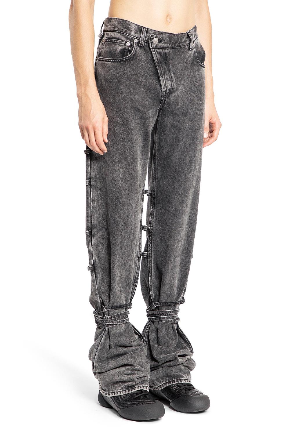 Antonioli ALEXANDER MCQUEEN MAN BLACK JEANS Convenienza
