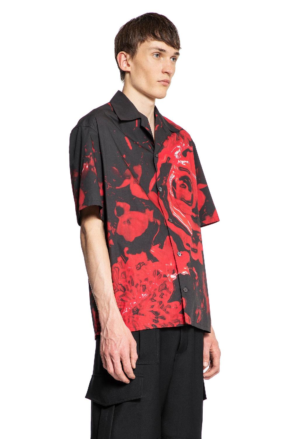 Antonioli ALEXANDER MCQUEEN MAN BLACK SHIRTS Affare Del Giorno