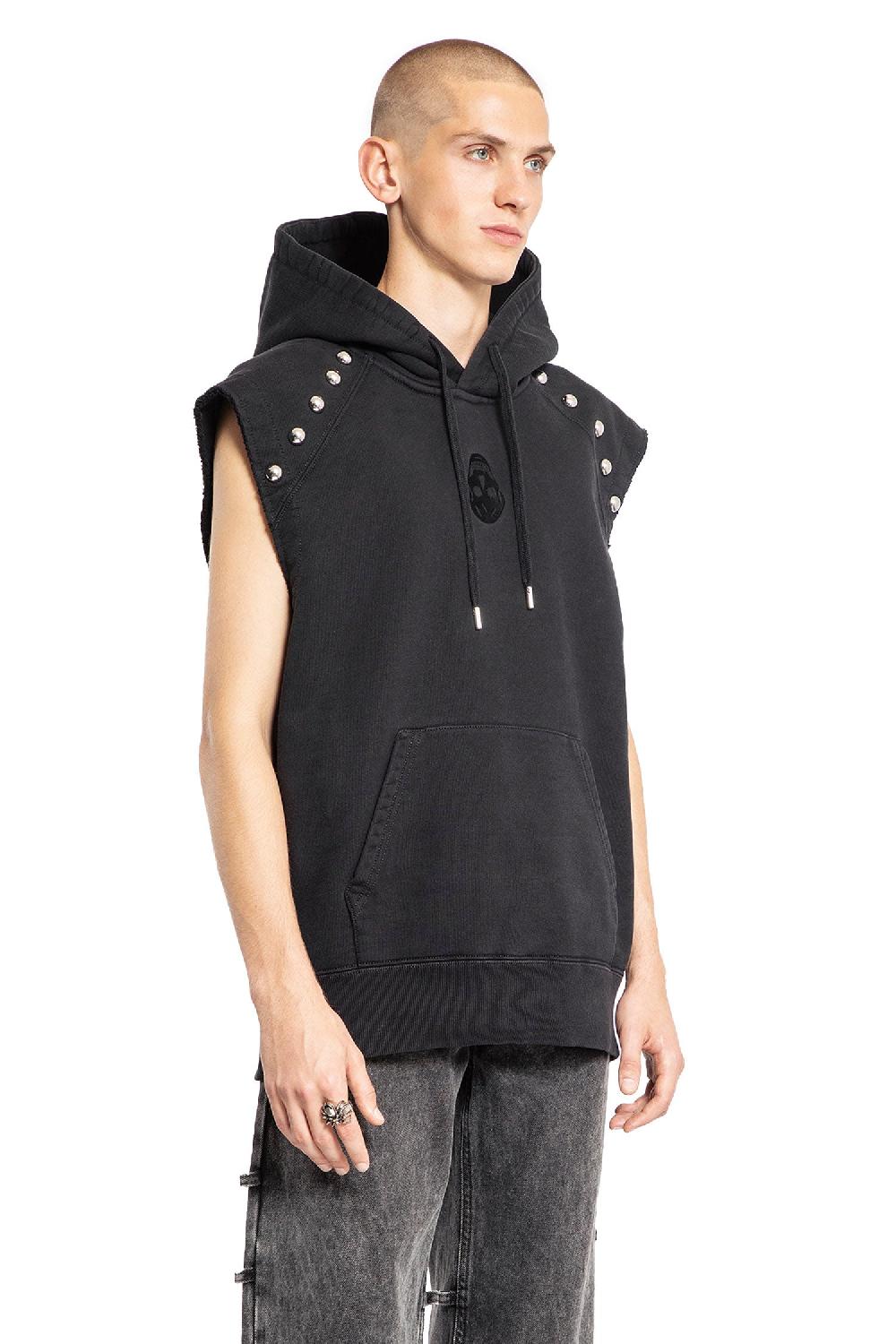 Antonioli ALEXANDER MCQUEEN MAN BLACK SWEATSHIRTS In Saldo