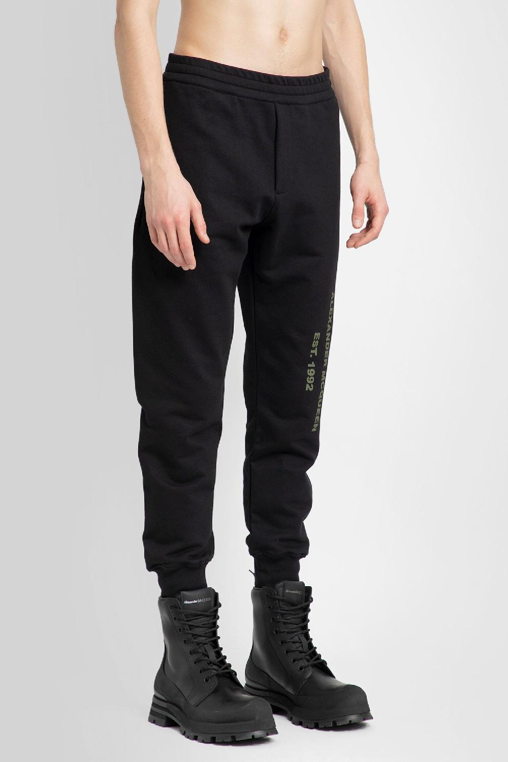 Antonioli ALEXANDER MCQUEEN MAN BLACK TROUSERS Qualità
