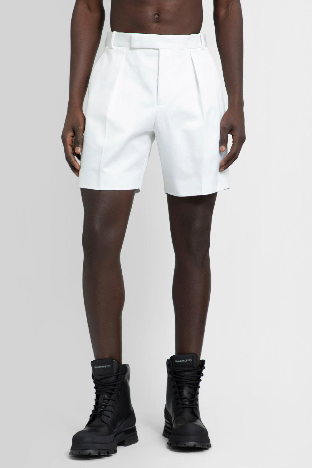 Antonioli ALEXANDER MCQUEEN MAN WHITE SHORTS & SKIRTS Italy