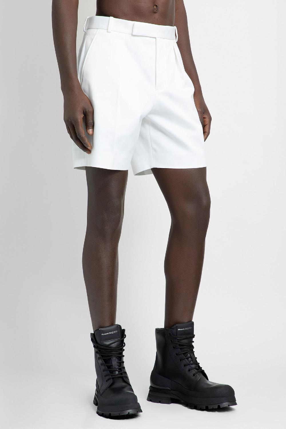 Antonioli ALEXANDER MCQUEEN MAN WHITE SHORTS & SKIRTS Italy
