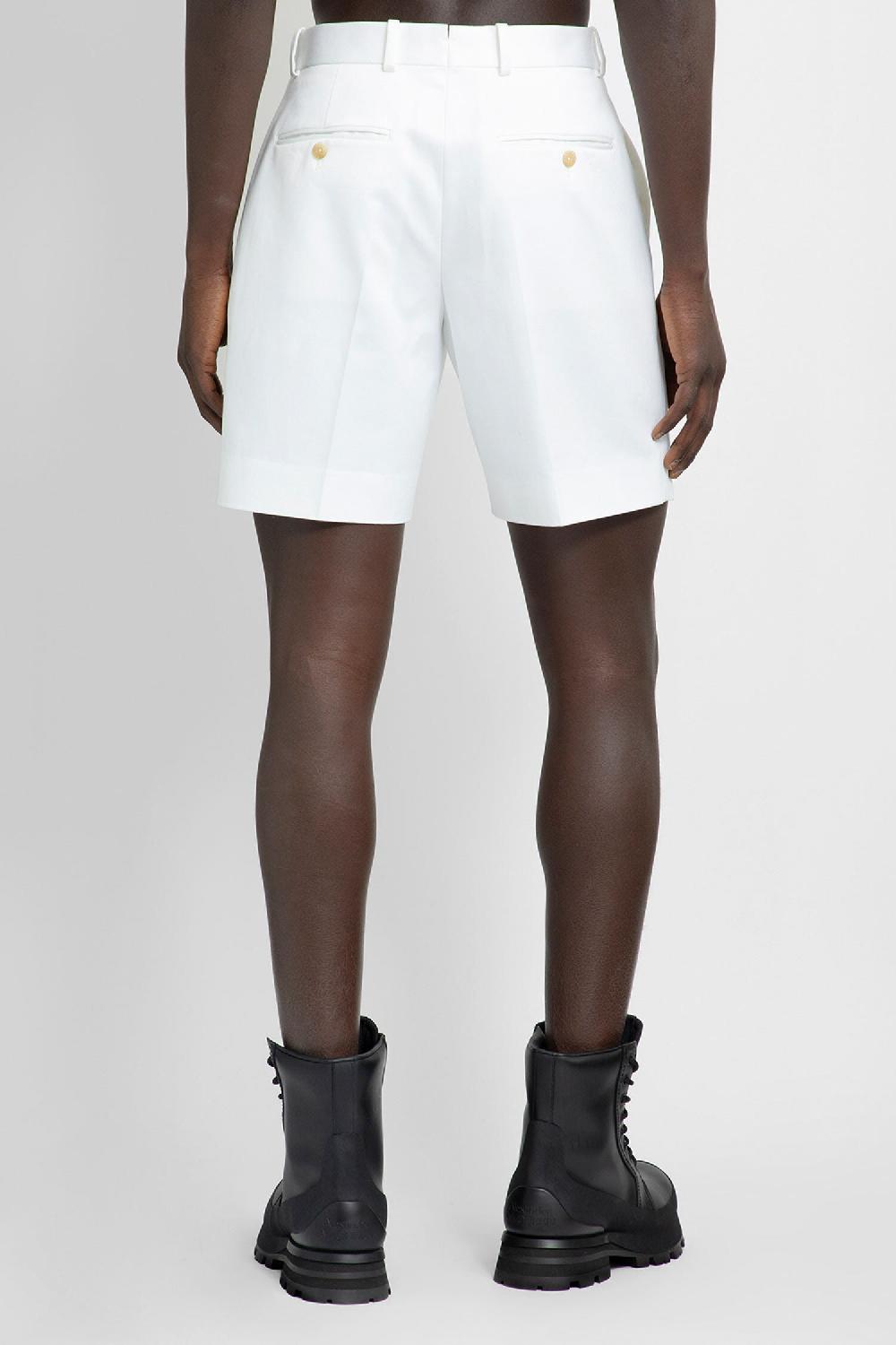 Antonioli ALEXANDER MCQUEEN MAN WHITE SHORTS & SKIRTS Italy