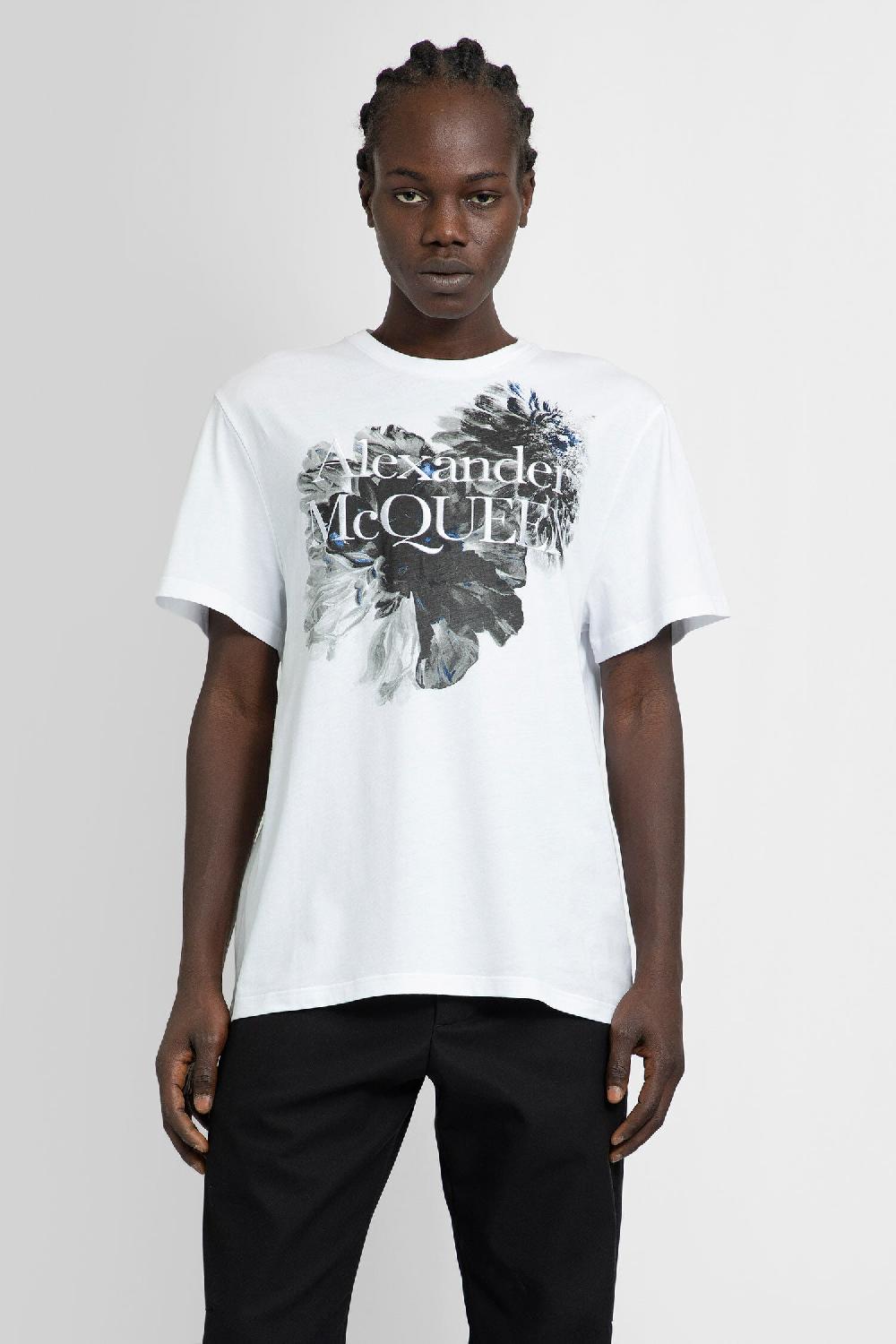 Antonioli ALEXANDER MCQUEEN MAN WHITE T-SHIRTS & TANK TOPS Super Saving Price