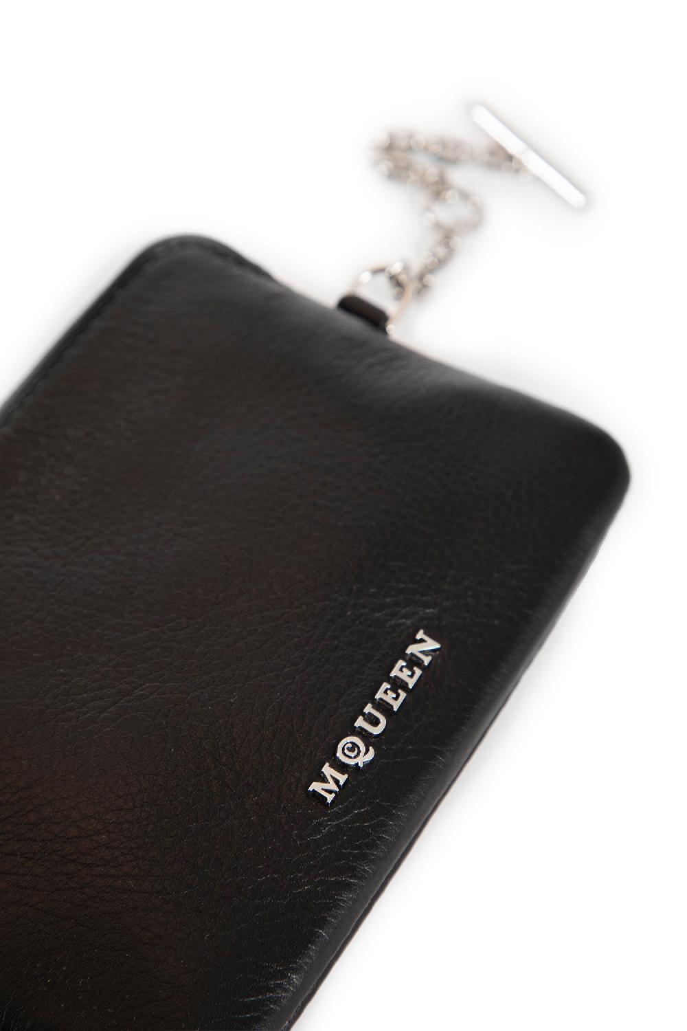 Antonioli ALEXANDER MCQUEEN WOMAN BLACK WALLETS & CARDHOLDERS Pezzi Unici