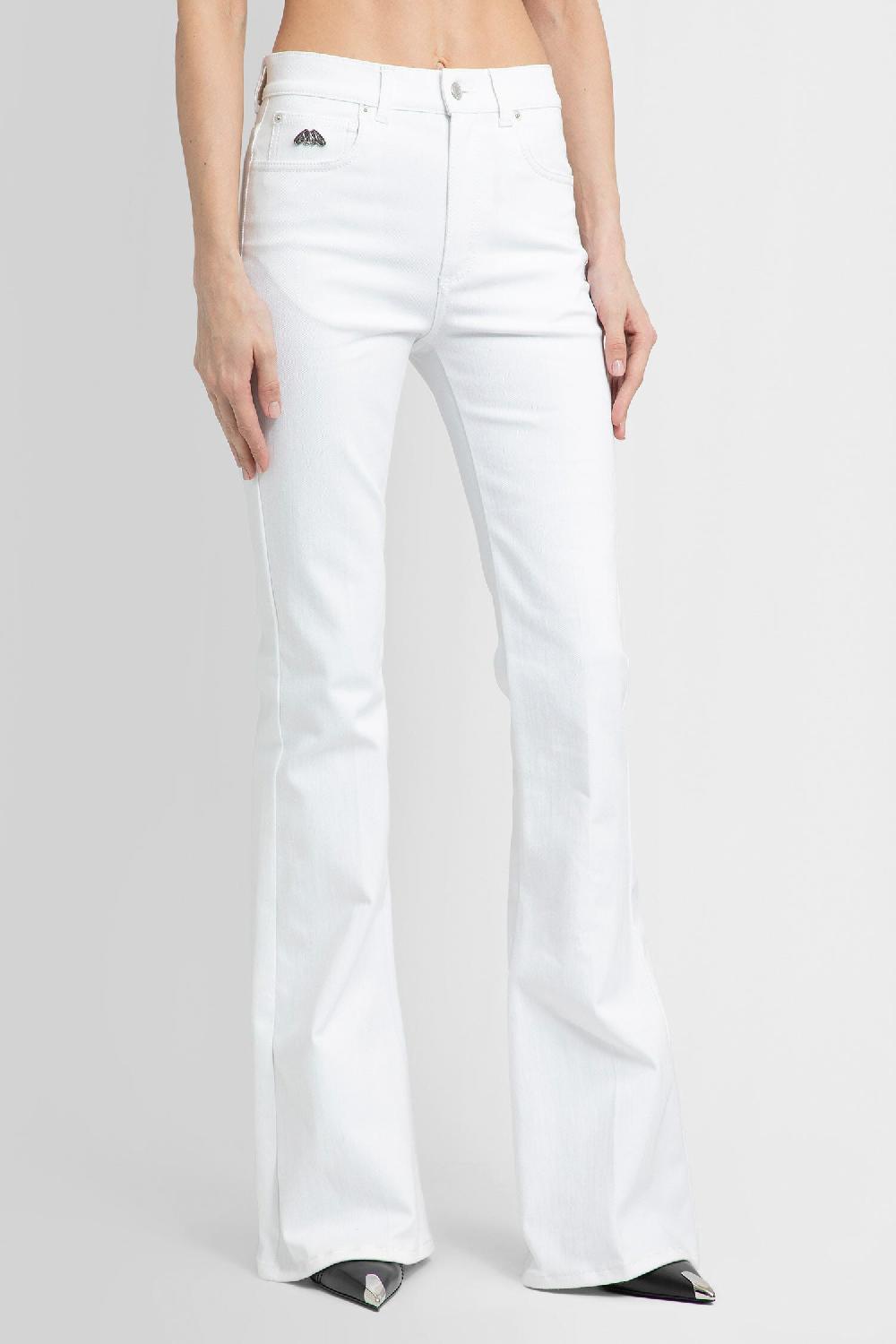 Antonioli ALEXANDER MCQUEEN WOMAN WHITE JEANS Offerte