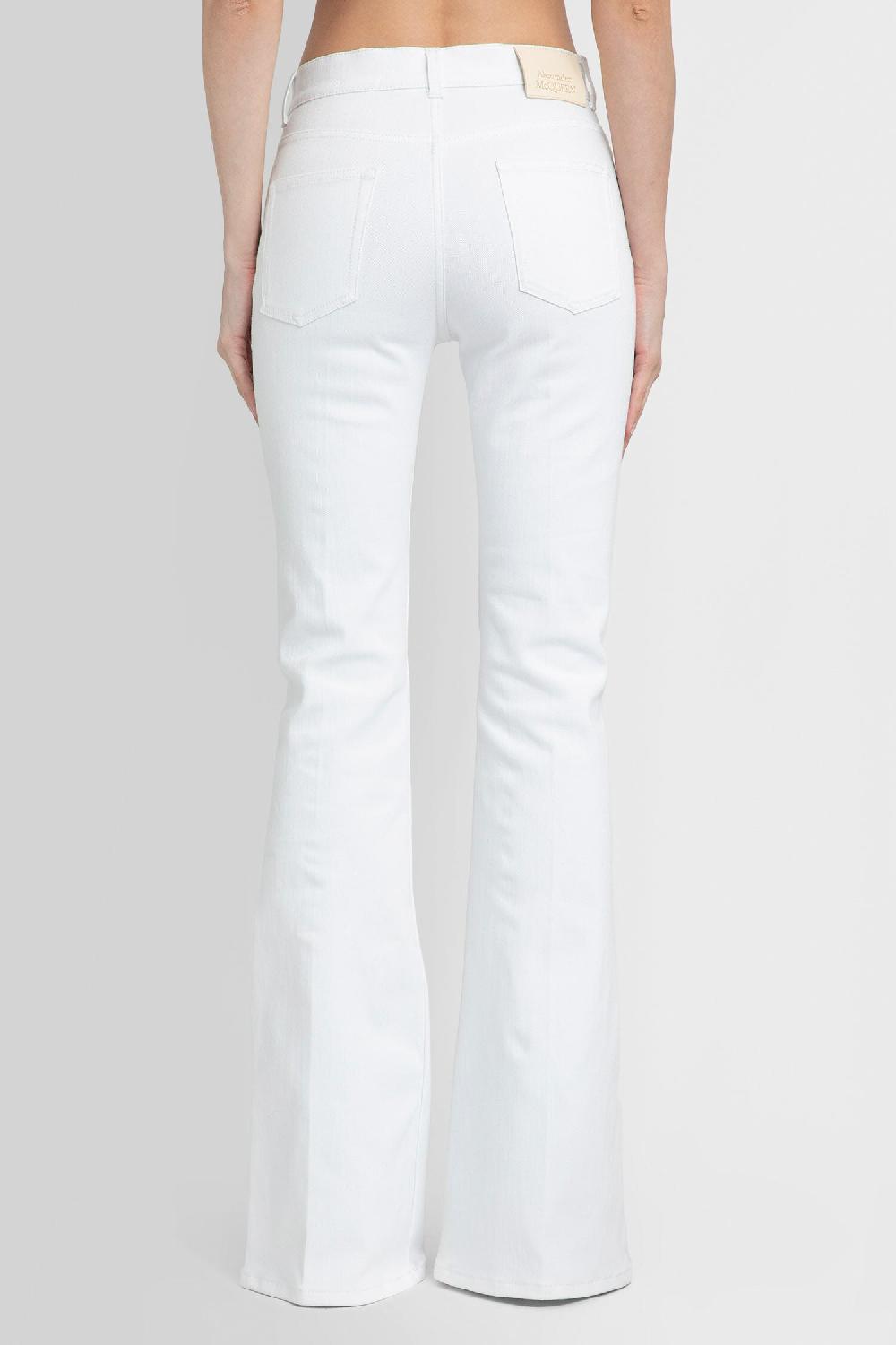 Antonioli ALEXANDER MCQUEEN WOMAN WHITE JEANS Offerte