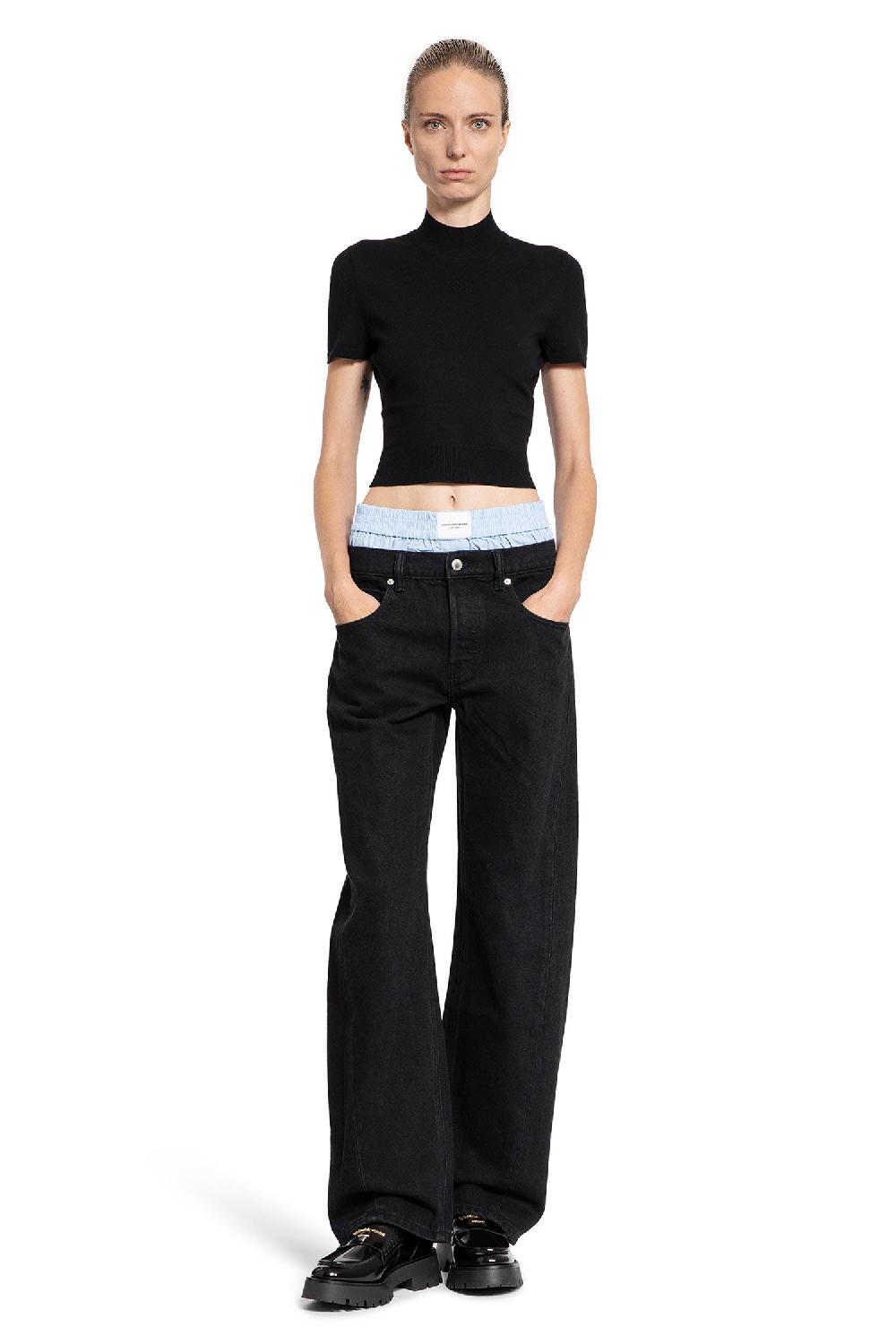 Antonioli ALEXANDER WANG WOMAN BLACK JEANS Fornitura limitata