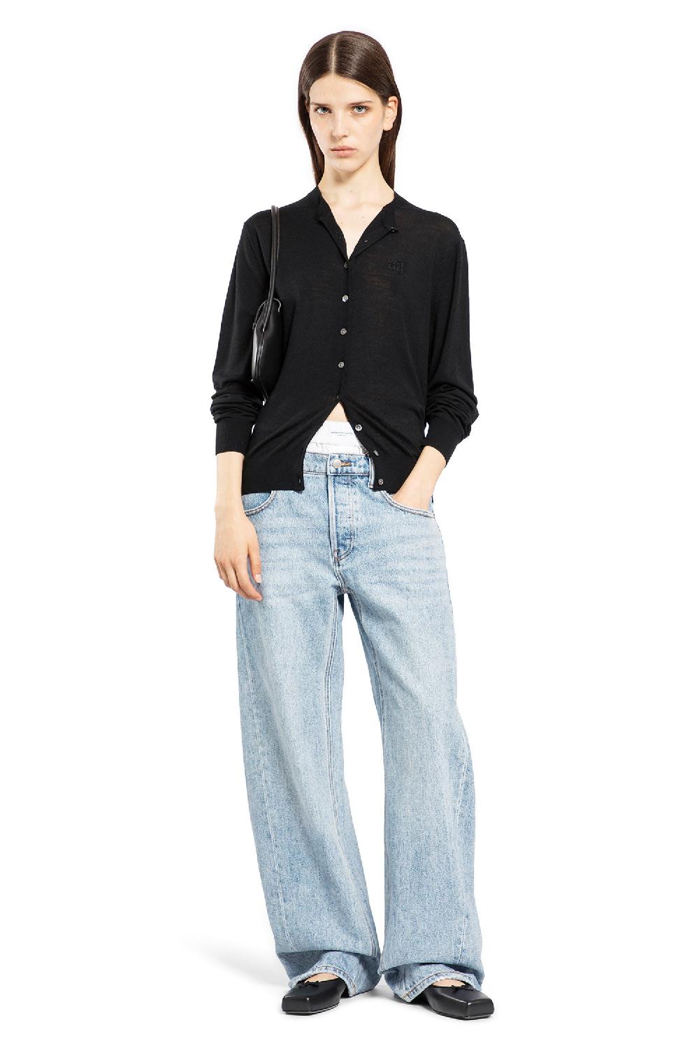 Antonioli ALEXANDER WANG WOMAN BLACK KNITWEAR Nuovo