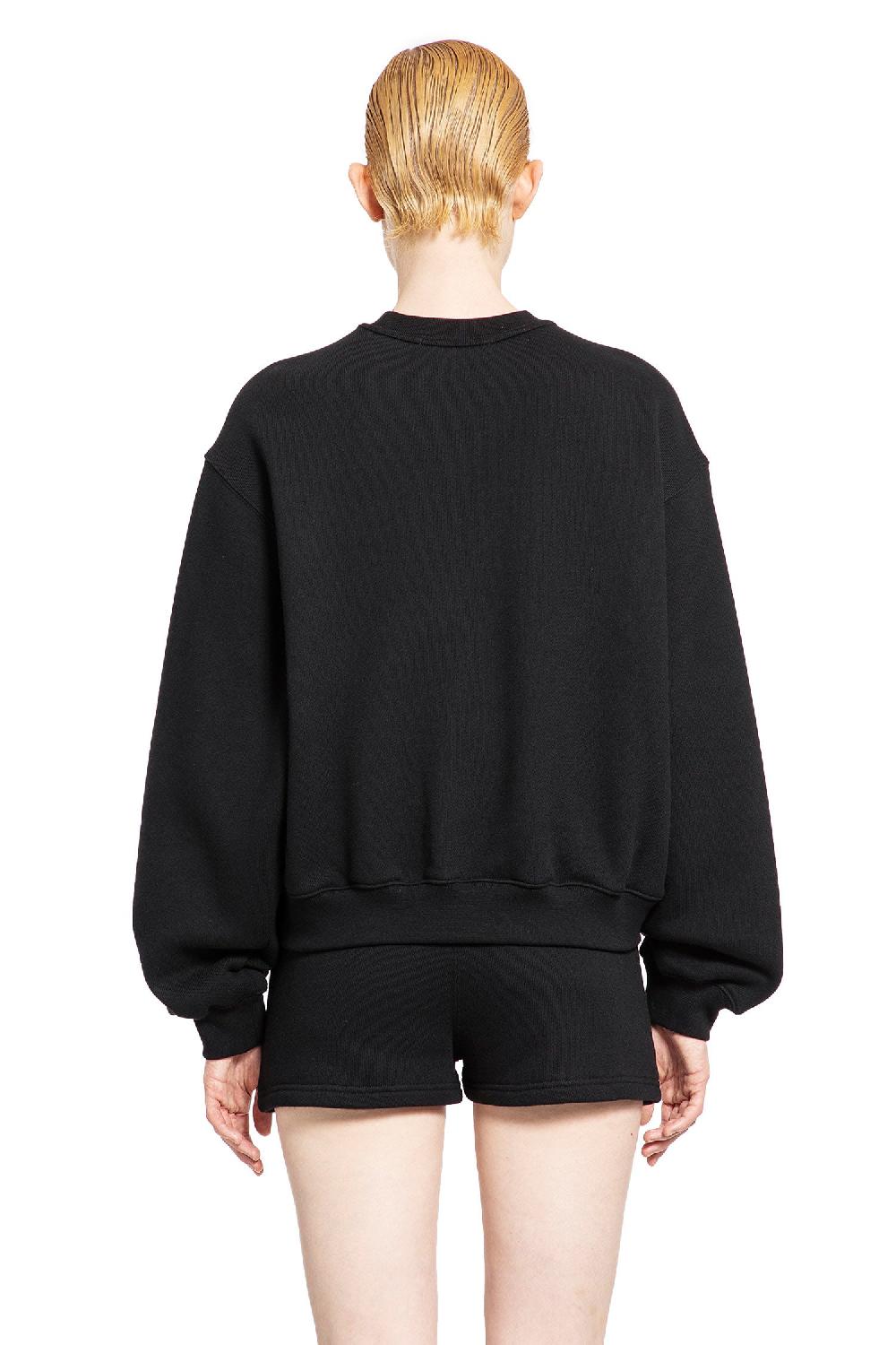 Antonioli ALEXANDER WANG WOMAN BLACK SWEATSHIRTS Qualità Garantita