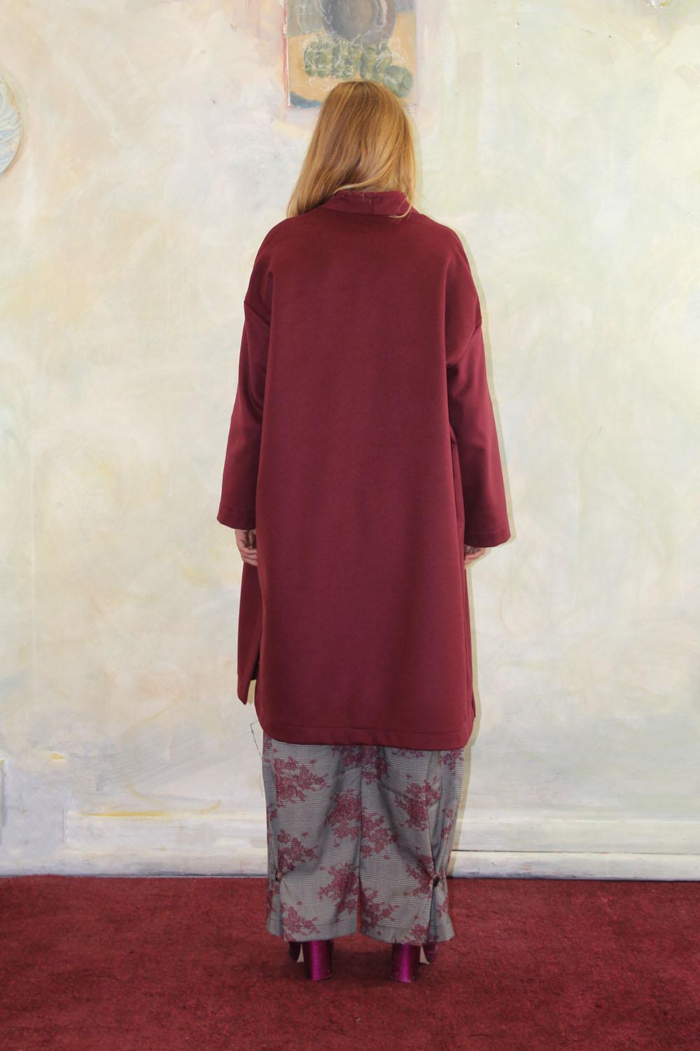 ROSÈ A POIS Baustelle Cappotto Cashmere Consegna Veloce